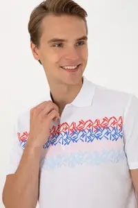 US Polo Assn. Men Regular Fit Rejection Polo Shirt Collar T-Shirt - Image 2