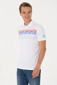 US Polo Assn. Men Regular Fit Rejection Polo Shirt Collar T-Shirt - Image 3