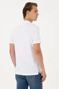 US Polo Assn. Men Regular Fit Rejection Polo Shirt Collar T-Shirt - Image 5