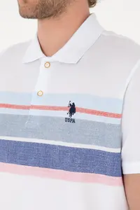 US Polo Assn. Men Regular Fit Polo Shirt Collar Navy Blue T-Shirt - Image 7