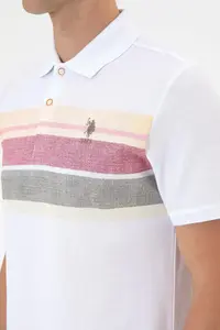 US Polo Assn. Men Regular Fit Polo Shirt Collar Mink T-Shirt - Image 7