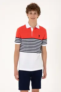US Polo Assn. Men Regular Fit Polo Shirt Collar Rejection T-Shirt