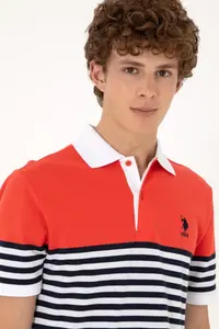 US Polo Assn. Men Regular Fit Polo Shirt Collar Rejection T-Shirt - Image 2