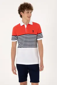 US Polo Assn. Men Regular Fit Polo Shirt Collar Rejection T-Shirt - Image 3