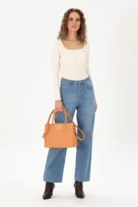 US Polo Assn. Women Tan Tote Bag