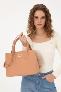 US Polo Assn. Women Tan Tote Bag - Image 2