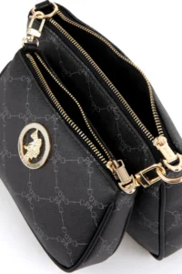 US Polo Assn. Women Black Crossbody Bag - Image 7