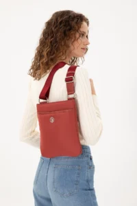 US Polo Assn. Women Dusty Rose Quilted Crossbody Bag