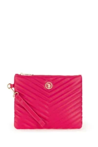 US Polo Assn. Women Fuchsia Handbag - Image 6