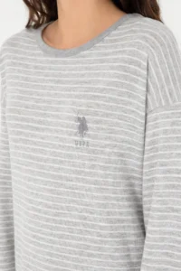 US Polo Assn. Women Gray Melanj Pajama Set - Image 6