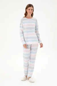 US Polo Assn. Women Sand Pajama Set - Image 2