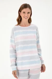 US Polo Assn. Women Sand Pajama Set - Image 3