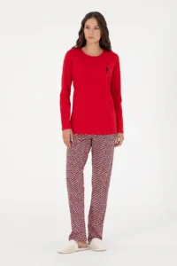 US Polo Assn. Women Rejection Pajama Set - Image 2