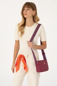 US Polo Assn. Women Purple Crossbody Bag