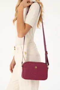 US Polo Assn. Women Purple Crossbody Bag - Image 2