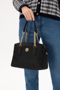 US Polo Assn. Women Black Tote Bag - Image 2