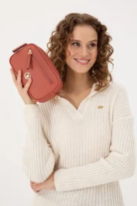 US Polo Assn. Women Dusty Rose Crossbody Bag - Image 2