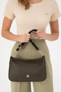 US Polo Assn. Women Khaki Tote Bag - Image 2