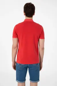 US Polo Assn. Men slim Fit Polo Shirt Collar Rejection Washable Basic T-Shirt - Image 5