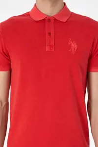 US Polo Assn. Men slim Fit Polo Shirt Collar Rejection Washable Basic T-Shirt - Image 6