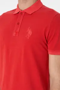 US Polo Assn. Men slim Fit Polo Shirt Collar Rejection Washable Basic T-Shirt - Image 7