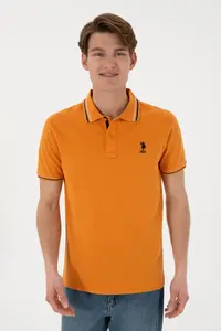 US Polo Assn. Men Regular Fit Polo Shirt Collar Brick Rejection Basic T-Shirt - Image 4