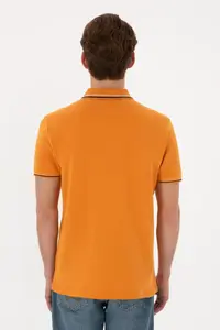 US Polo Assn. Men Regular Fit Polo Shirt Collar Brick Rejection Basic T-Shirt - Image 6
