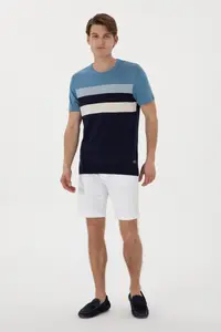 US Polo Assn. Men slim Fit Crew Neck Navy Blue T-Shirt - Image 4