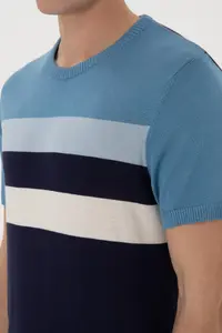 US Polo Assn. Men slim Fit Crew Neck Navy Blue T-Shirt - Image 7