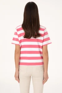 US Polo Assn. Women Pink with pocket Polo Shirt Collar T-Shirt - Image 5