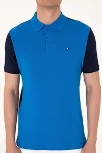 US Polo Assn. Men Regular Fit Navy Blue Polo Shirt Collar T-Shirt - Image 6