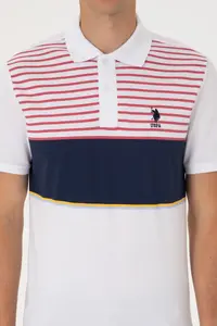 US Polo Assn. Men Regular Fit Navy Blue Polo Shirt Collar T-Shirt - Image 6