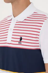 US Polo Assn. Men Regular Fit Navy Blue Polo Shirt Collar T-Shirt - Image 7