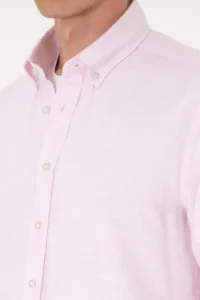 Pierre Cardin Pomegranate slim Fit Long Sleeve Shirt - Image 7