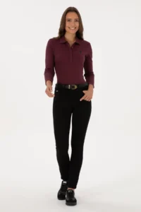 US Polo Assn. Women Black Toothpick Fit Jeans Pants