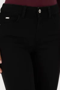 US Polo Assn. Women Black Toothpick Fit Jeans Pants - Image 5