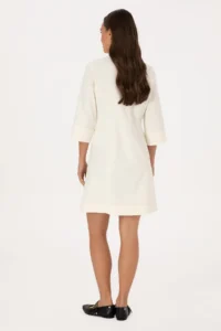 US Polo Assn. Women White Weaving Dress - Image 4