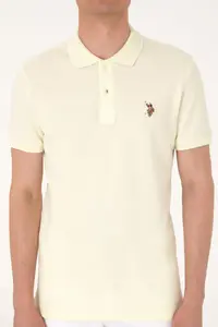 US Polo Assn. Men slim Fit Polo Shirt Collar Limon Basic T-Shirt - Image 6