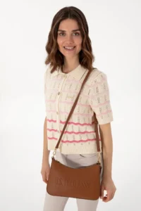 US Polo Assn. Women Tan LONG Sleeveless Tote Bag