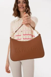 US Polo Assn. Women Tan LONG Sleeveless Tote Bag - Image 2