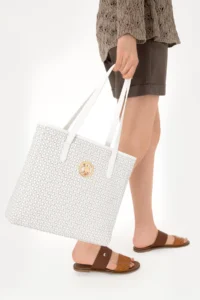 US Polo Assn. Women White Shoulder Bag - Image 2