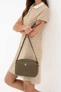 US Polo Assn. Women Khaki Crossbody Bag - Image 2