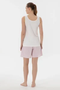 US Polo Assn. Women Ecru Pajama Set - Image 5