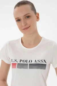 US Polo Assn. Women Ecru Pajama Set - Image 2