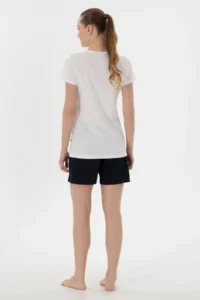 US Polo Assn. Women Ecru Pajama Set - Image 5