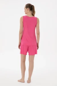 US Polo Assn. Women Fuchsia Pajama Set - Image 5