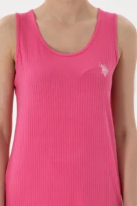 US Polo Assn. Women Fuchsia Pajama Set - Image 6