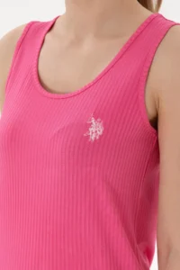 US Polo Assn. Women Fuchsia Pajama Set - Image 7