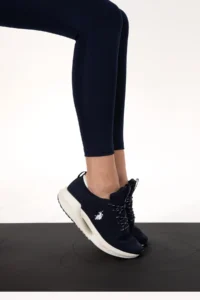 US Polo Assn. Women Navy Blue High Waist Sports Leggings - Image 7