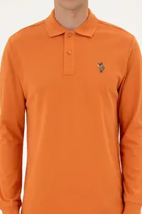 US Polo Assn. Men Regular Fit Polo Shirt Collar Copper Basic Sweatshirt - Image 6